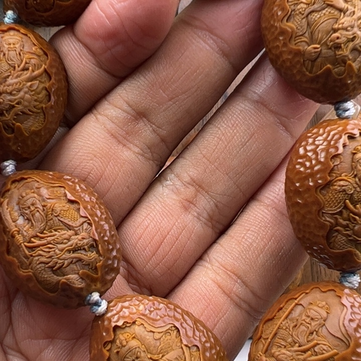 橄榄核手串/手链2.2九龙关羽