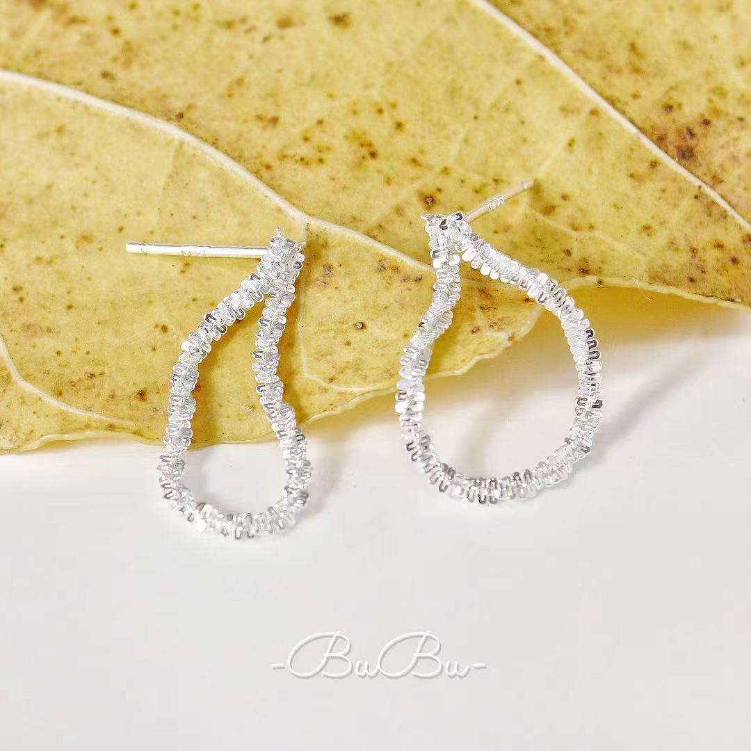 925银耳饰 <星芒>意大利CMC满天星波光粼粼耳钉简约高级感耳饰