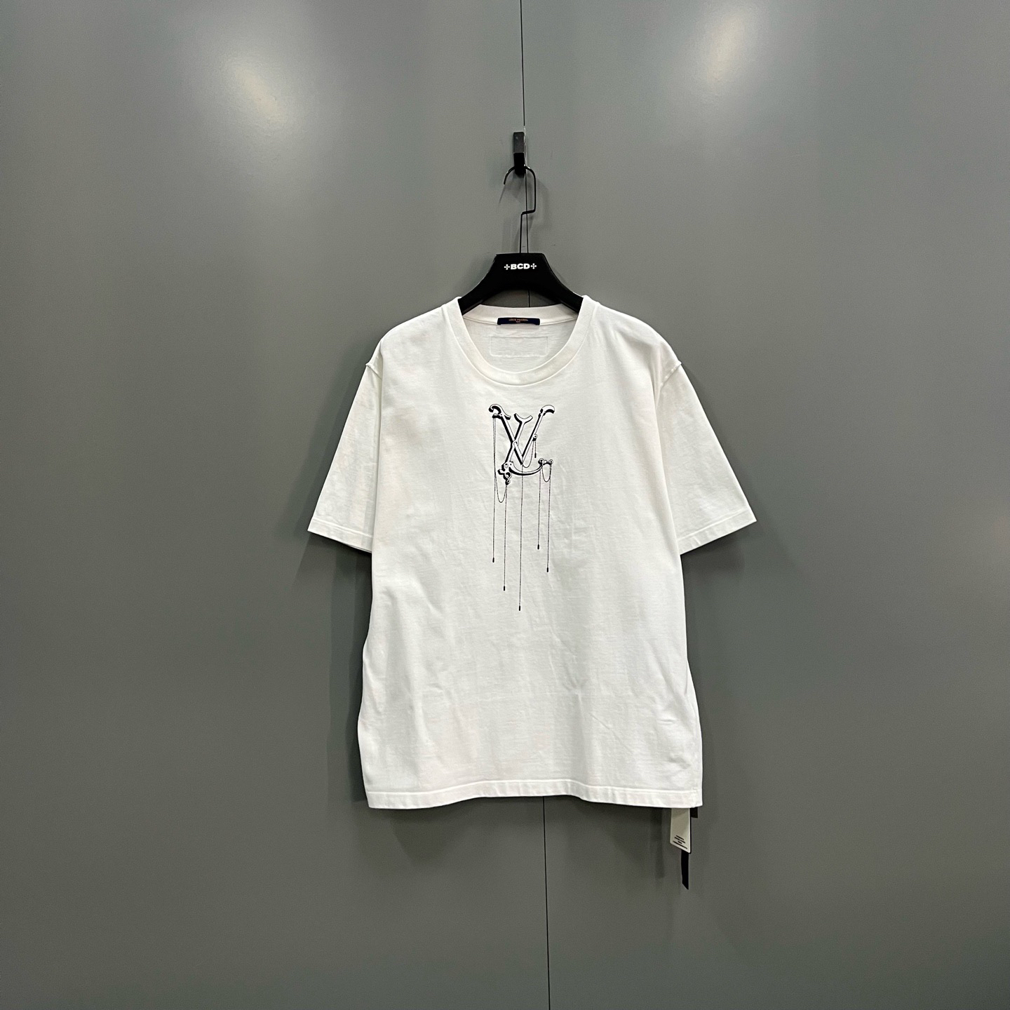 95新 LouisVuitton/路易威登 ab1223 103143 吊坠刺绣短袖 4L码 