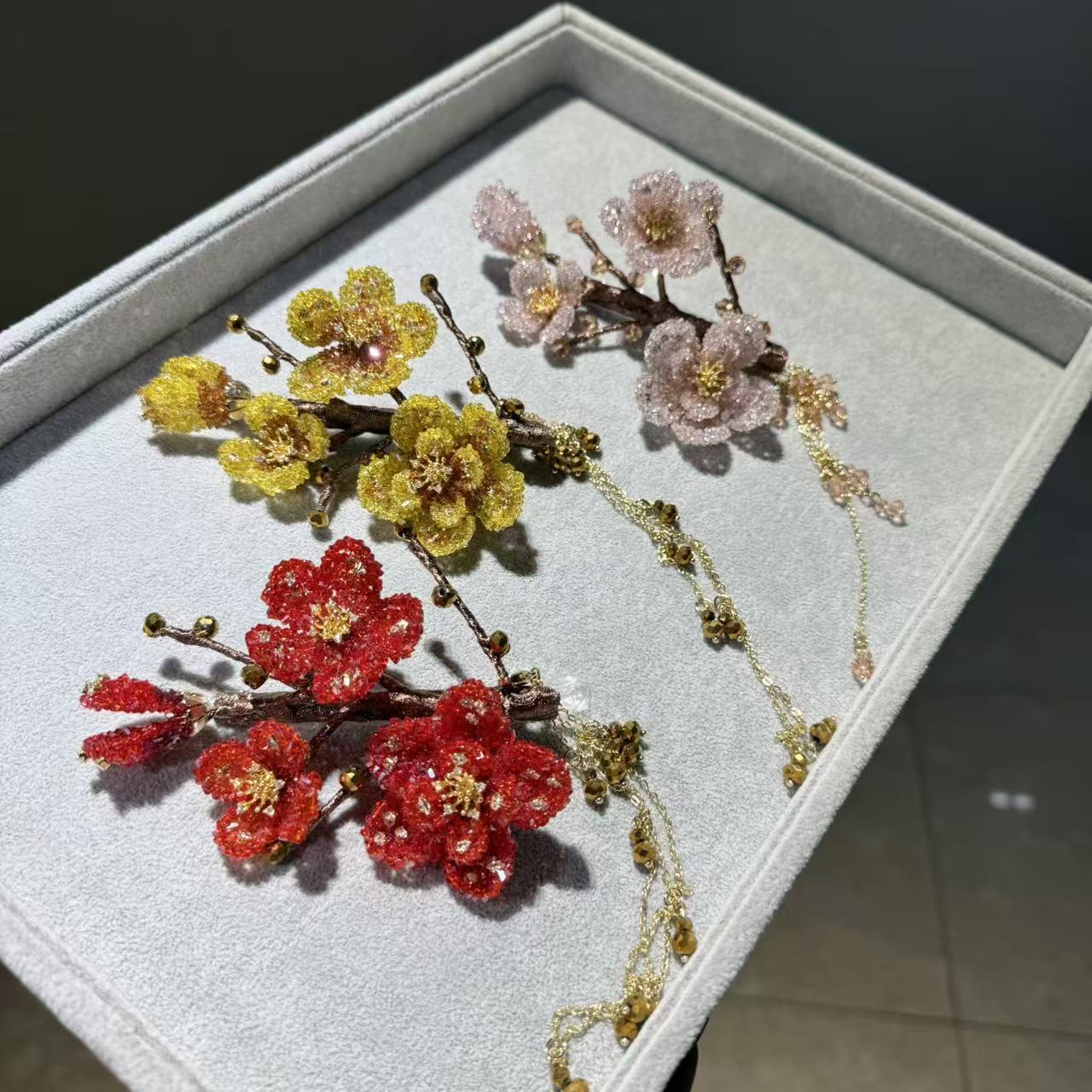 【莫奈海之星】殷落梅系列大边夹高奢设计气质优雅经典款