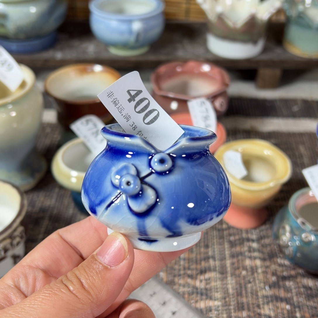 红陶景德镇手工花盆