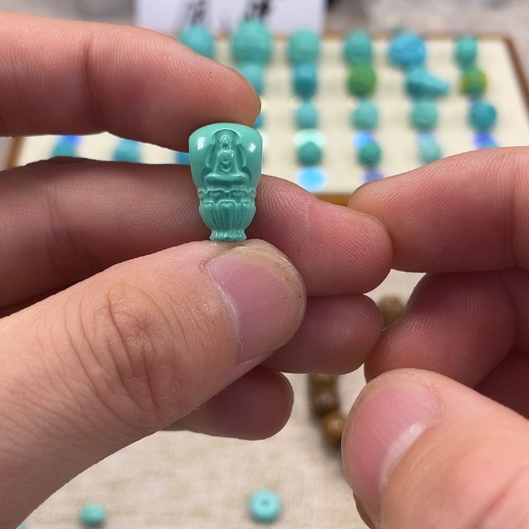 原生态湖北松配饰，直径10