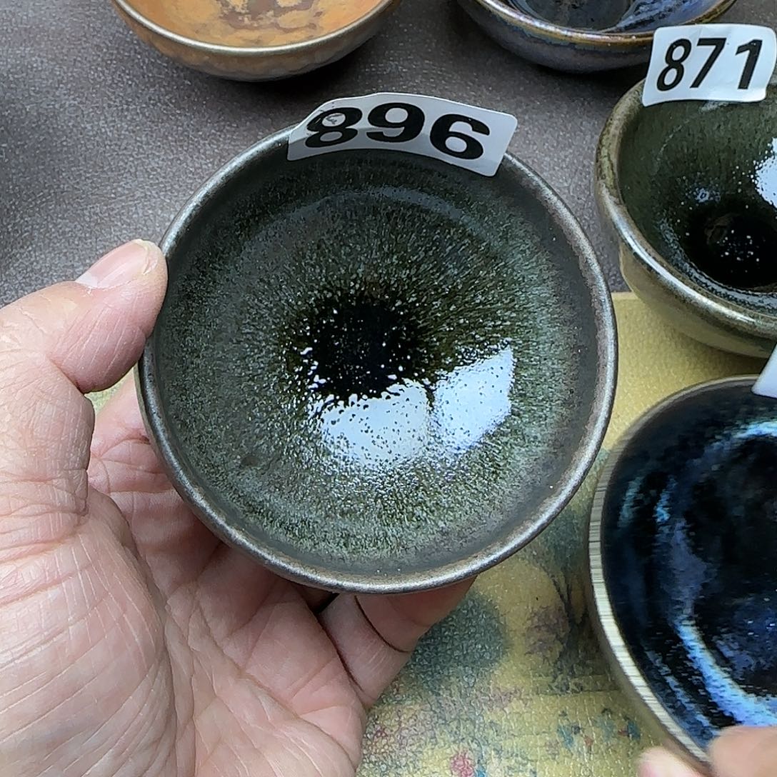 茶盏建盏杯主人杯龙窑柴烧