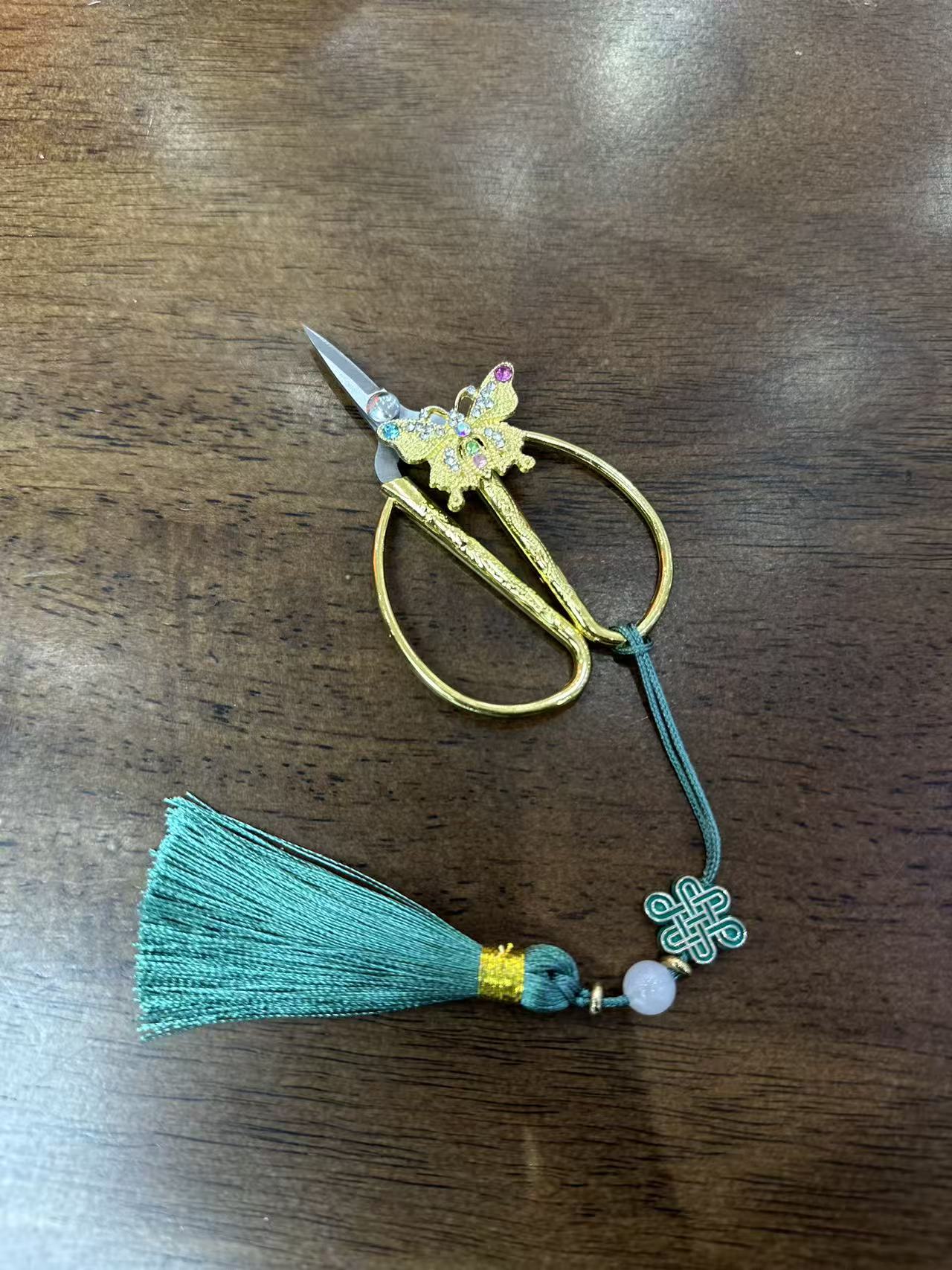 金蝴蝶剪刀（绿）@2120