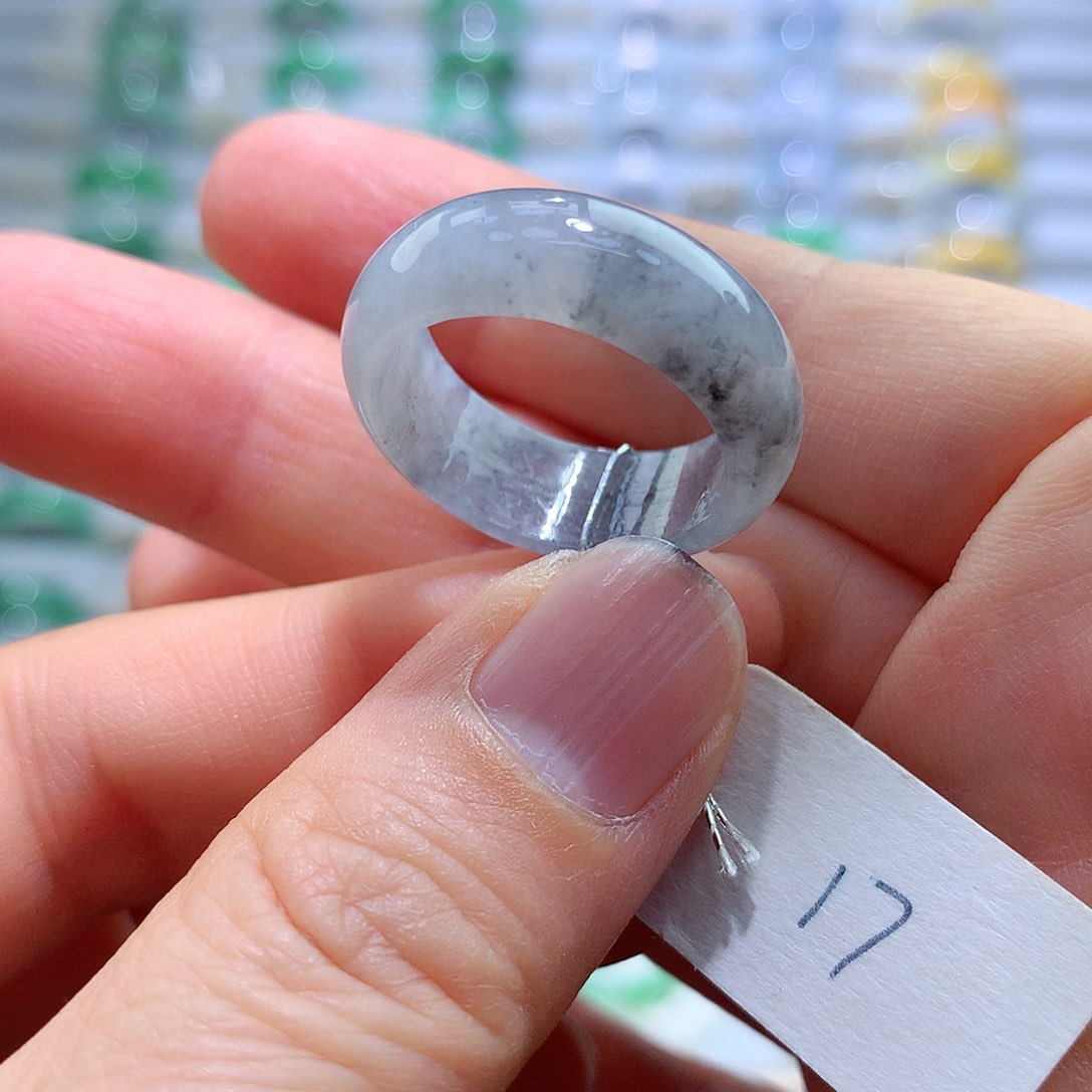 翡翠戒指未镶嵌17号