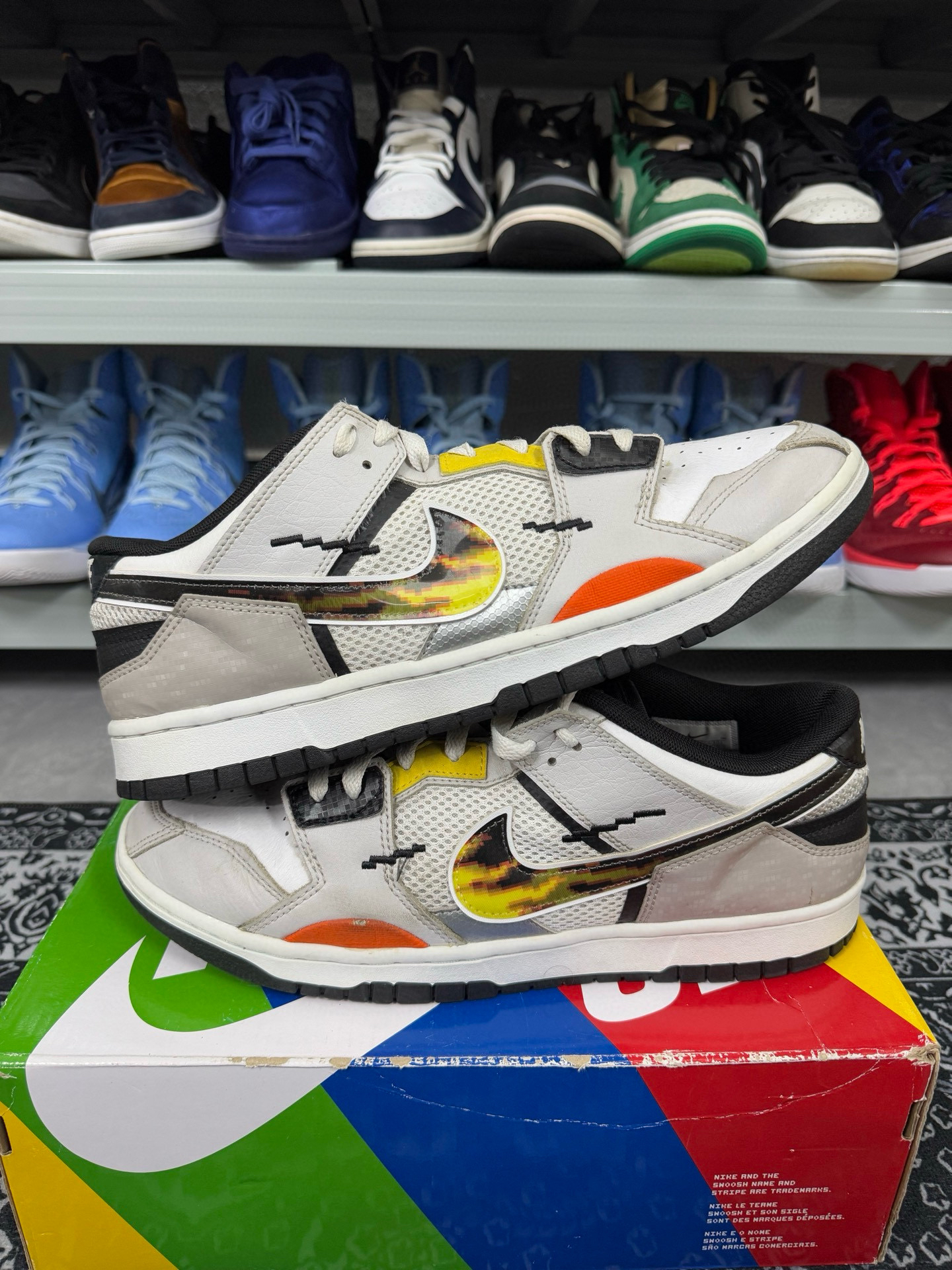 90新 maje 44.5码/dunk low黑白灰休闲鞋/二手正品