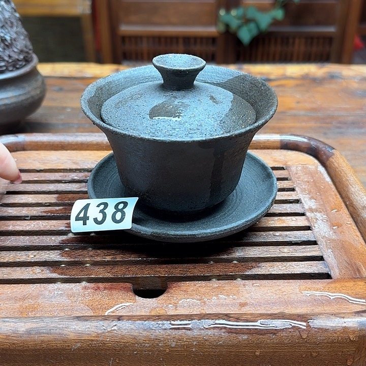 纯手工制作粗陶茶具