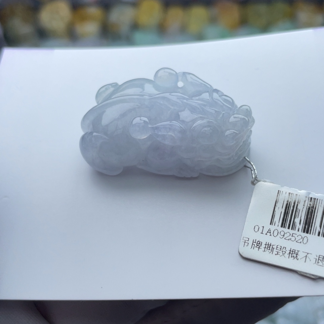 翡翠颈饰未镶嵌貔貅