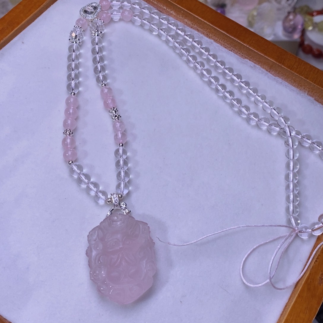 未镶嵌颈饰水晶?*一套分两单宠链