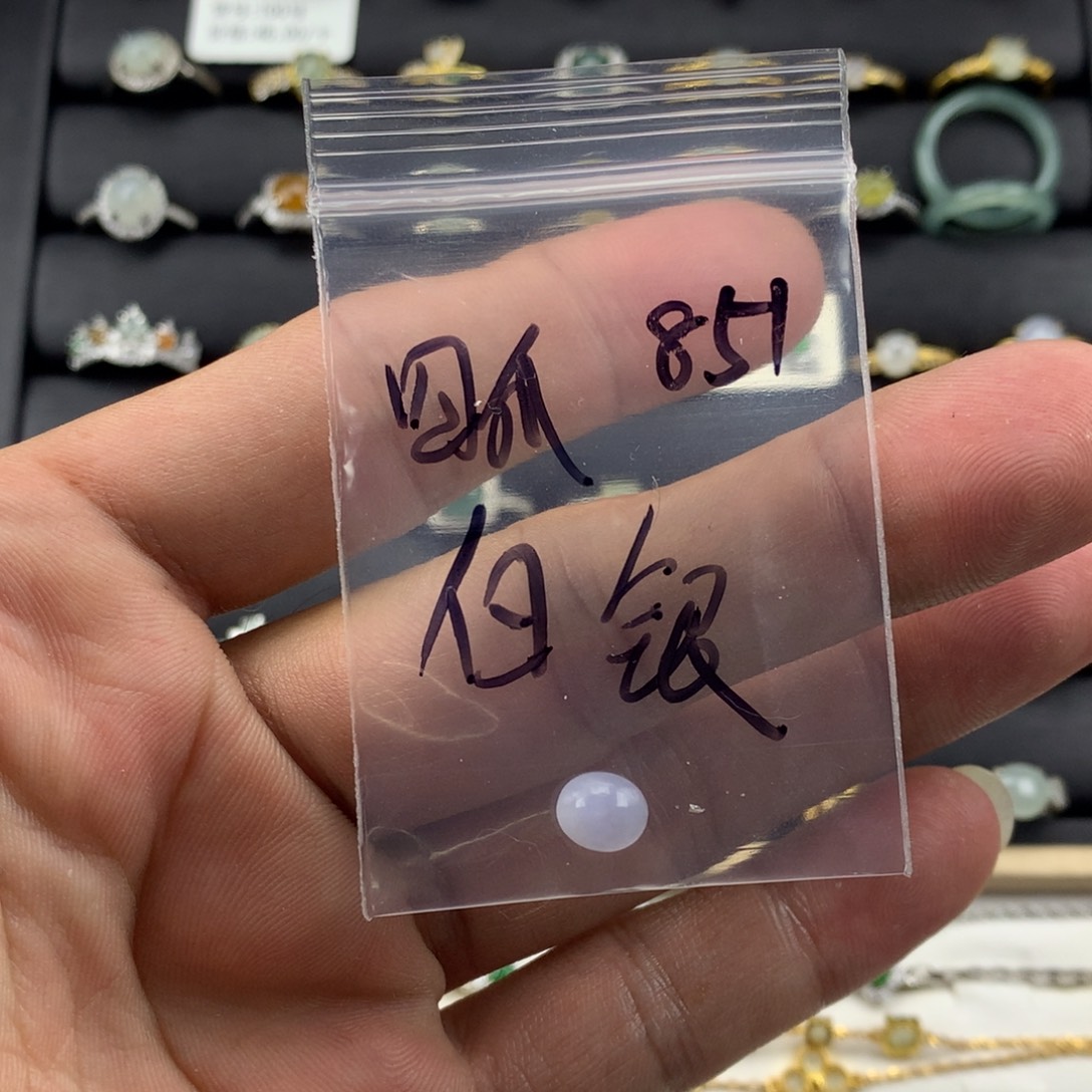 翡翠未镶嵌戒指851