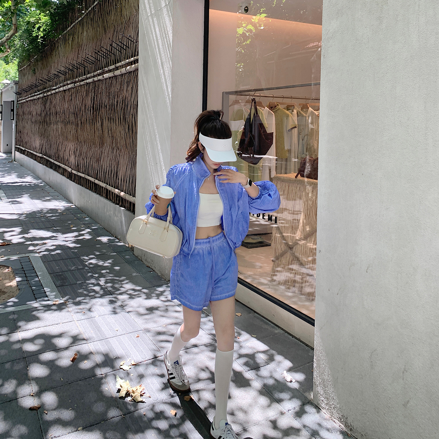 “轻盈系列”Alexa*der同款独家染色 轻量雪花绒休闲-时尚套装