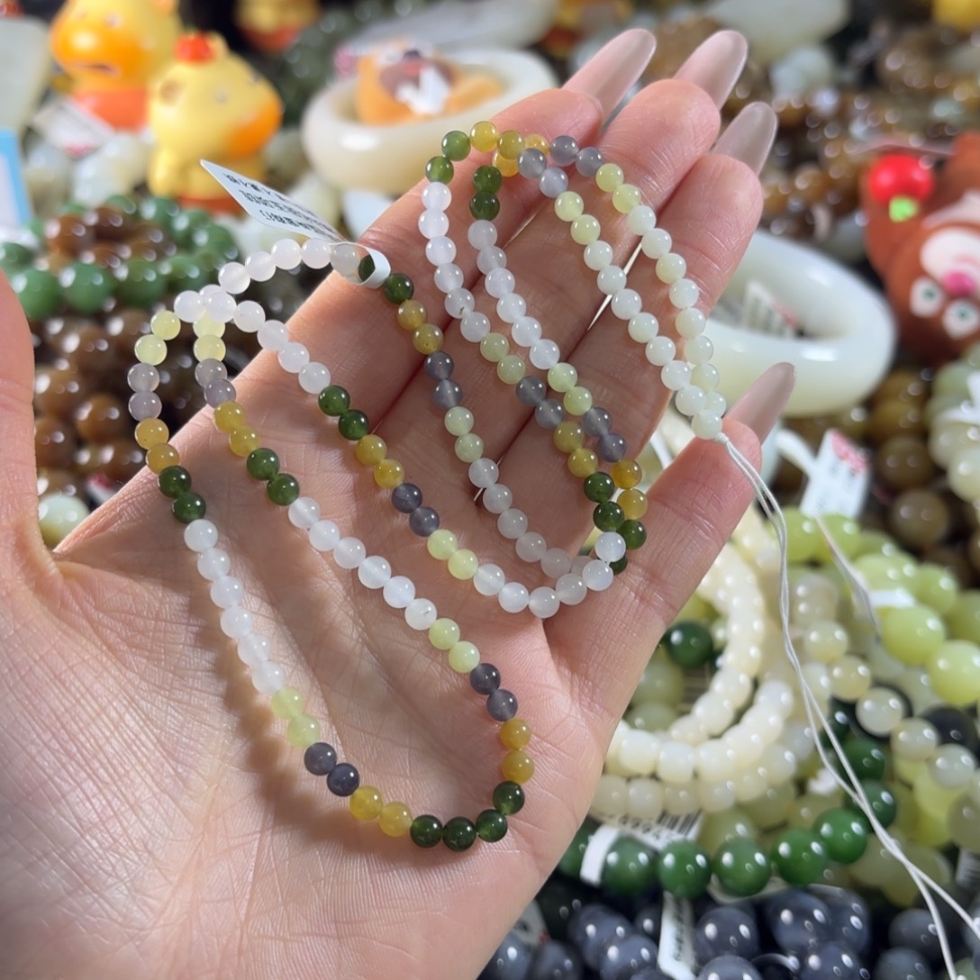 和田玉未镶嵌手串153