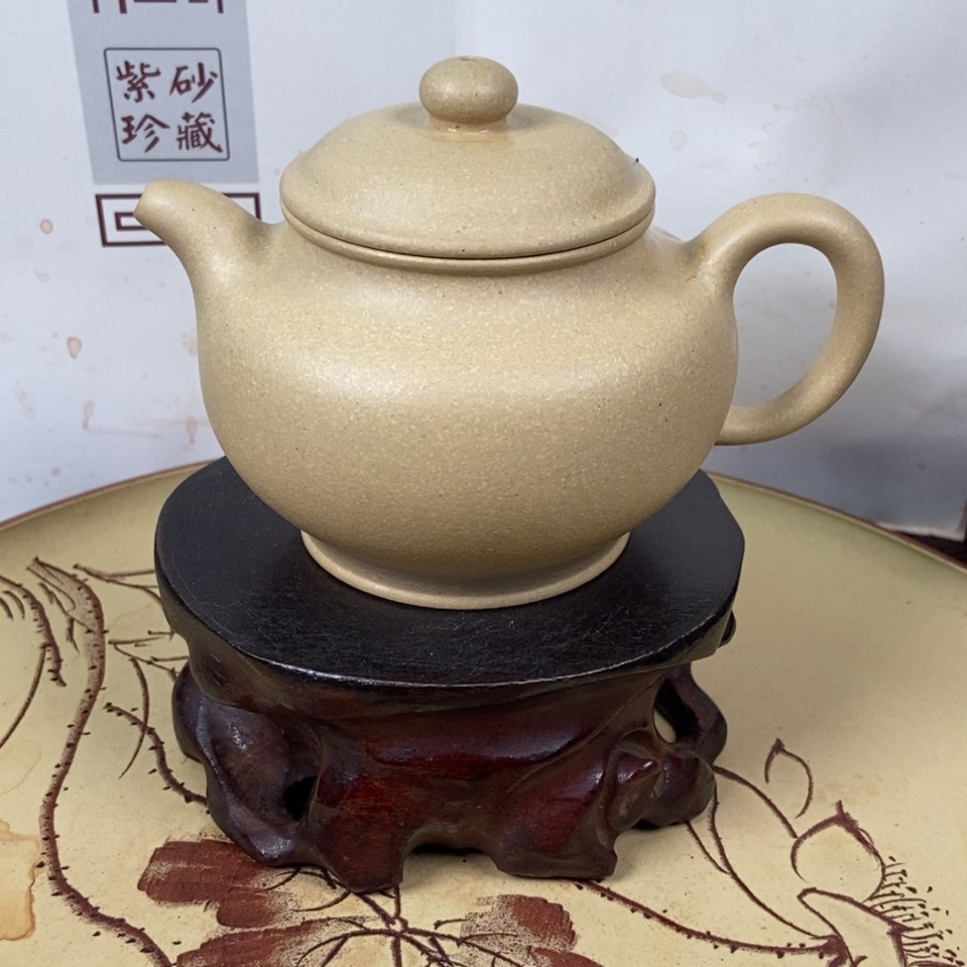 紫砂茶壶d大水潭本绿全手240