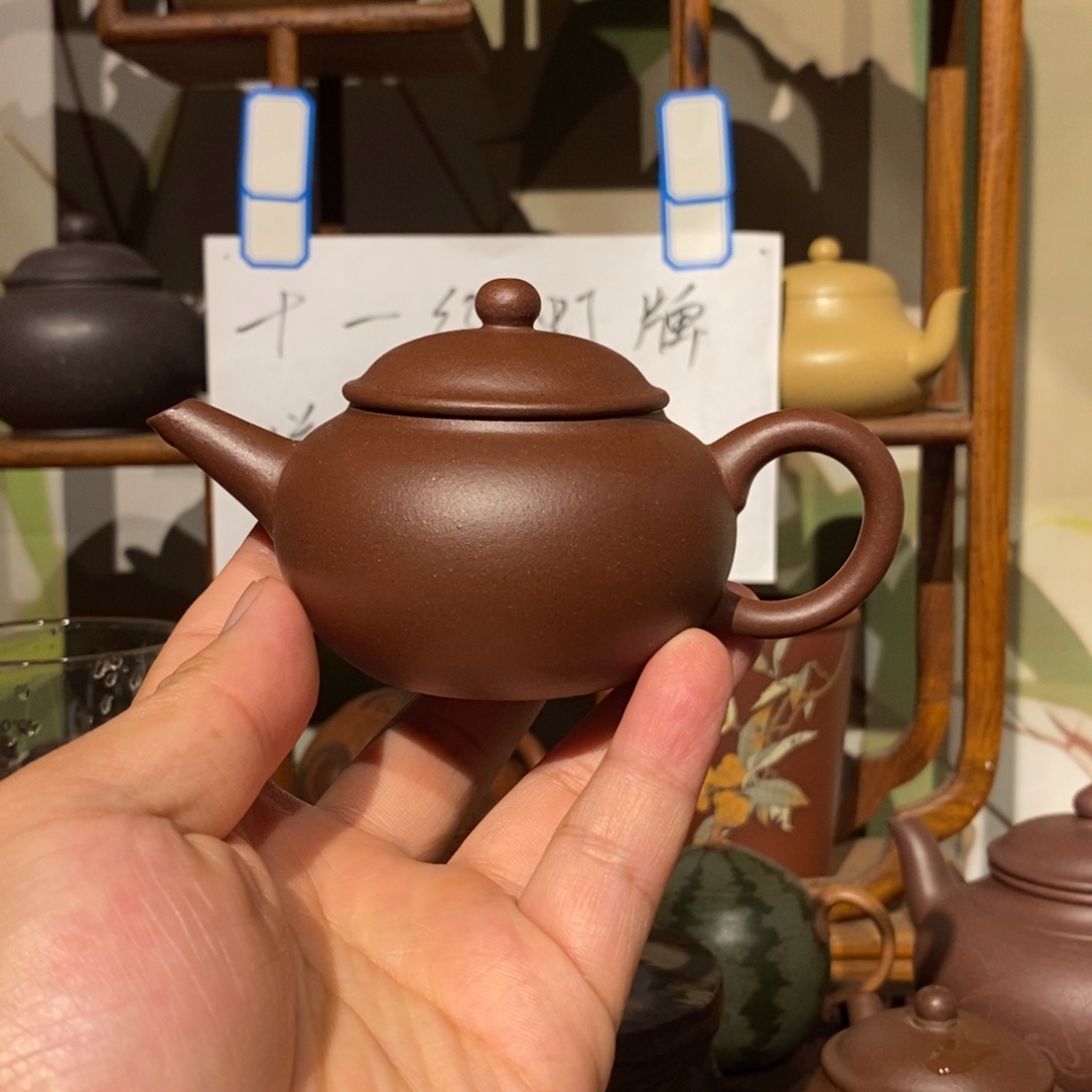 茶壶紫砂薄胎内推水平140cc
