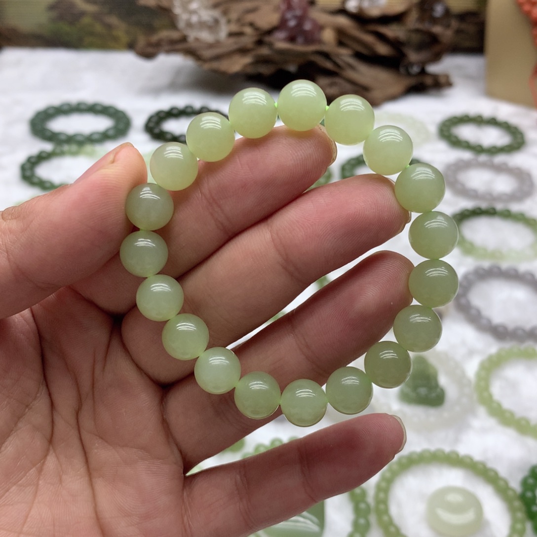 和田玉未镶嵌手串（晴水10）