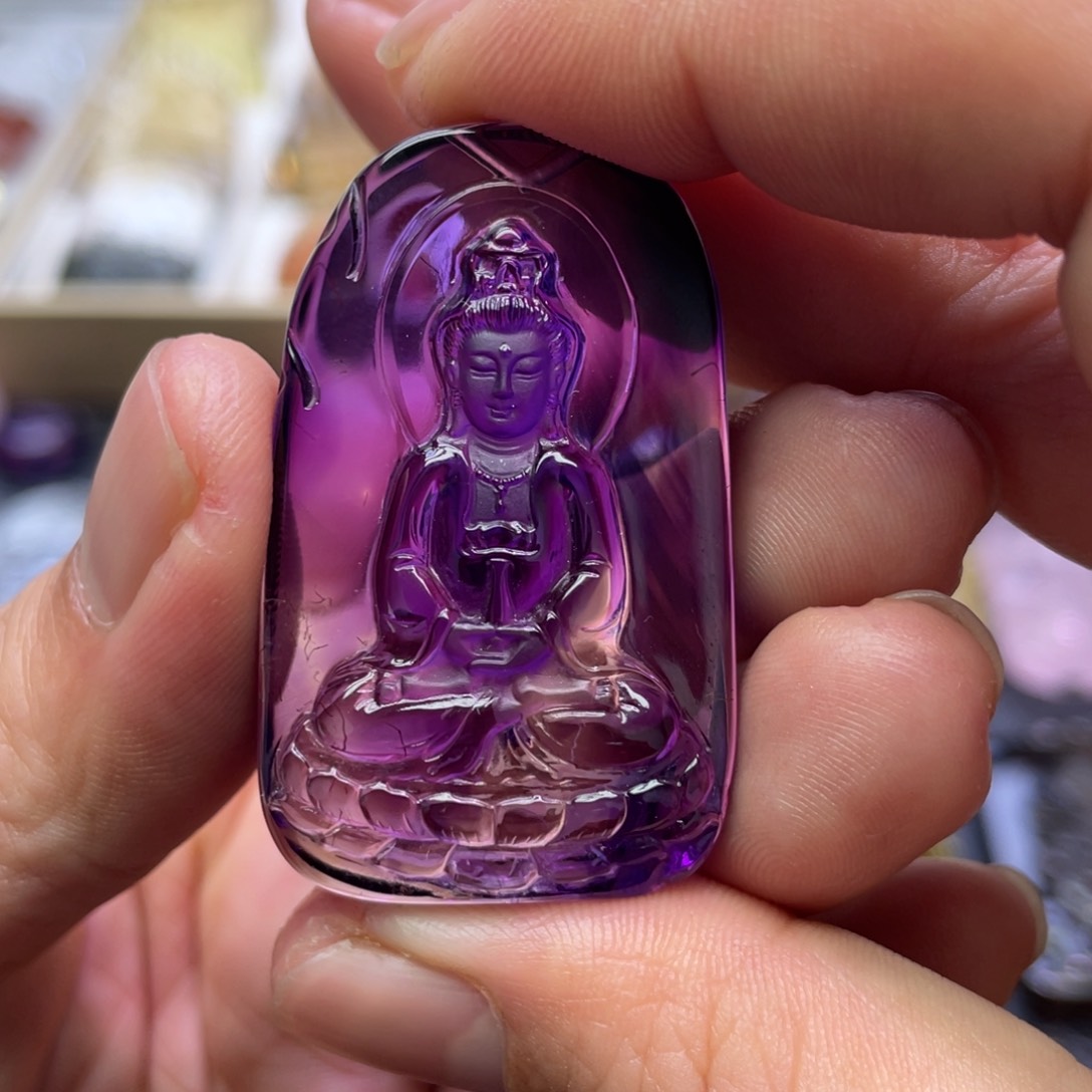 水晶颈饰未镶嵌定制