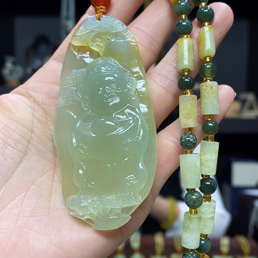 岫玉挂件吊坠未镶嵌