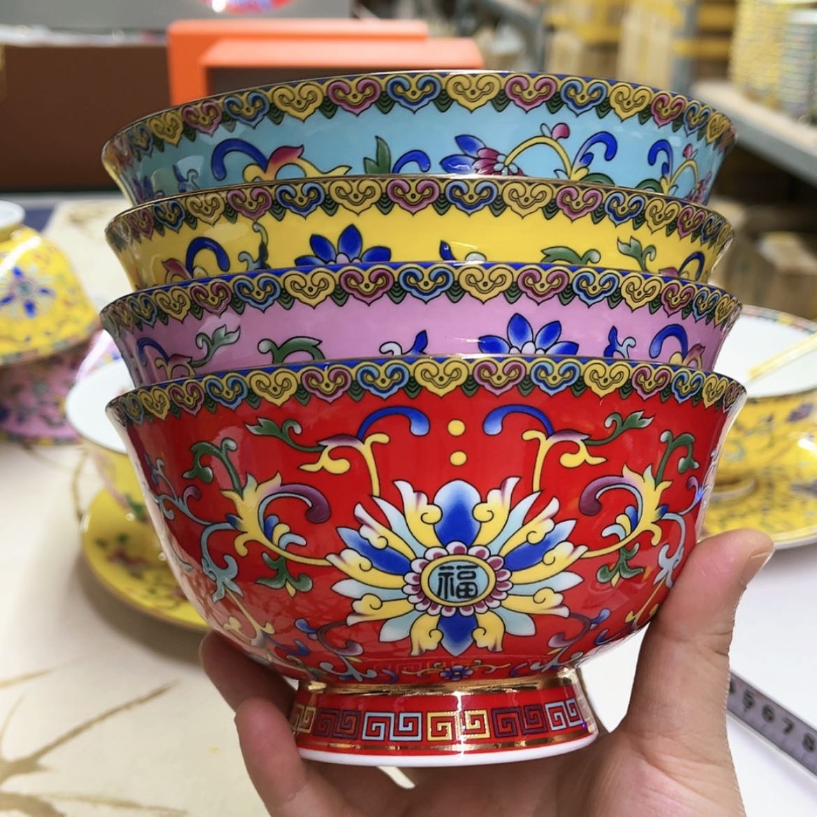 【闪购商品】骨瓷6英寸4混。。。。。。