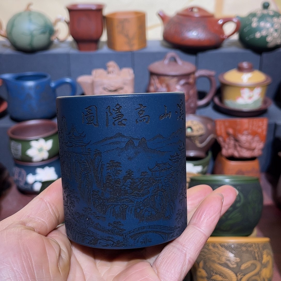 原矿紫砂手工主人杯