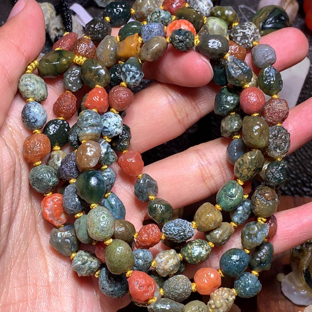 未镶嵌玛瑙/玉髓珠宝半成品