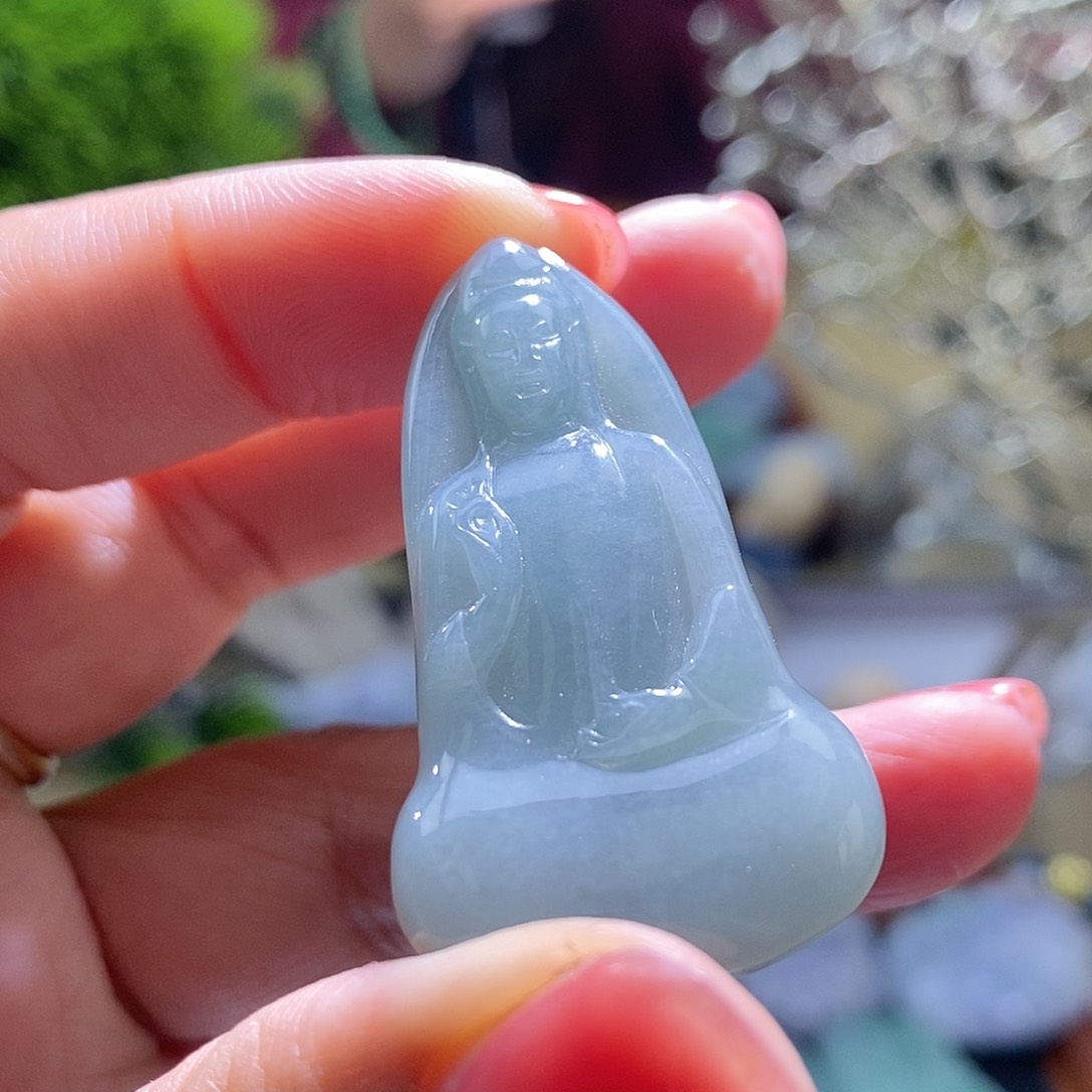 【闪购商品】翡翠未镶嵌颈饰观音