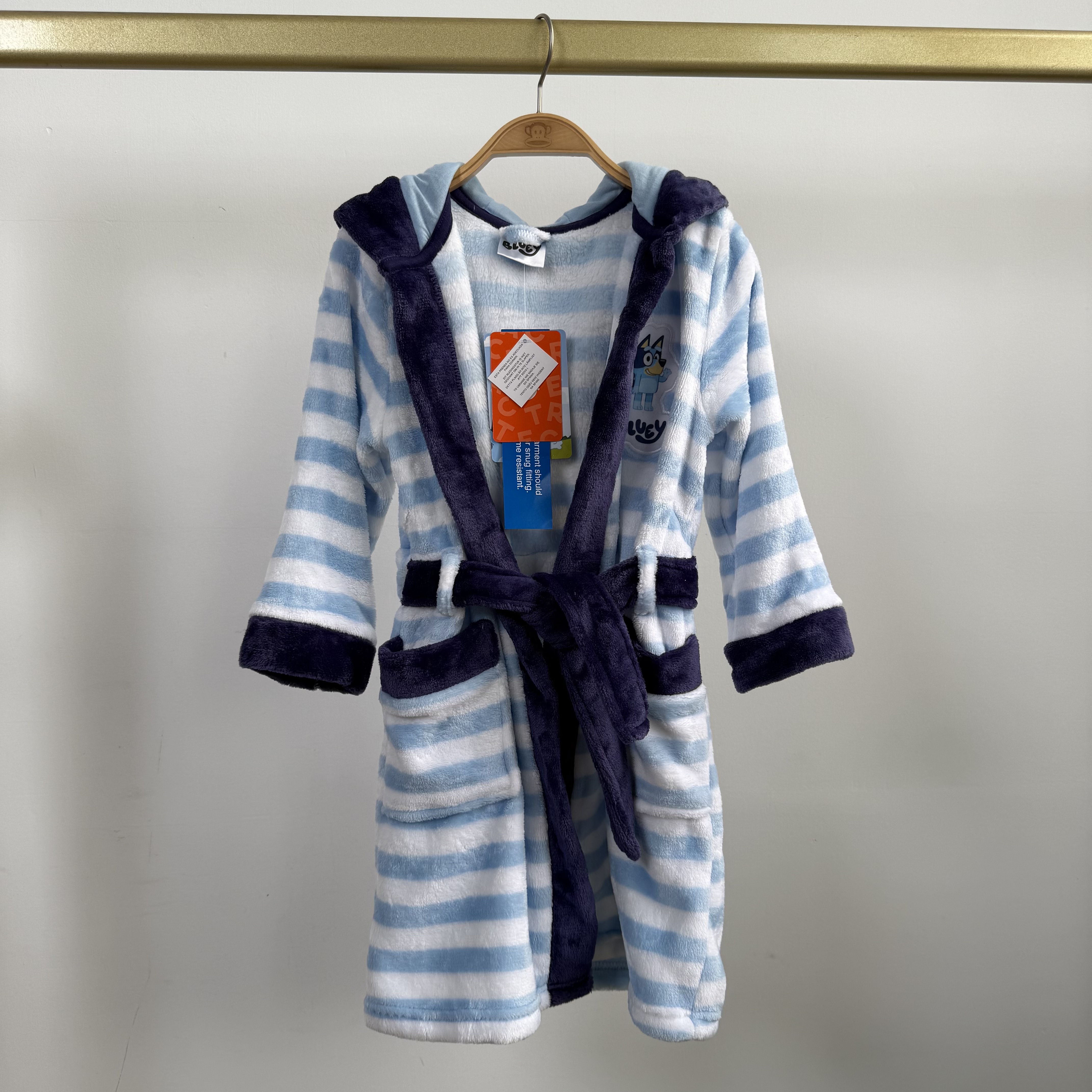 B9503 儿童秋冬季卡通印花珊瑚绒连帽睡袍