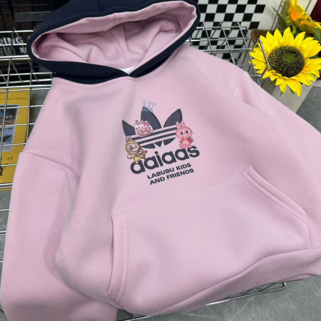 66639秋冬新款女童加绒卫衣