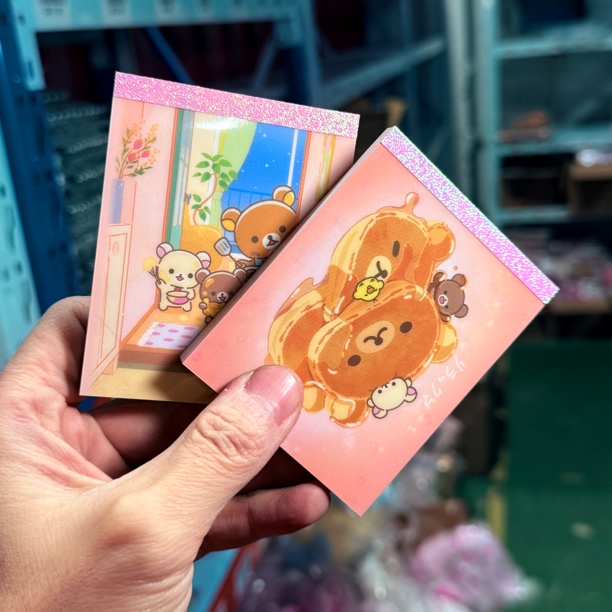 轻松熊卡通风格可撕迷你便携便签本