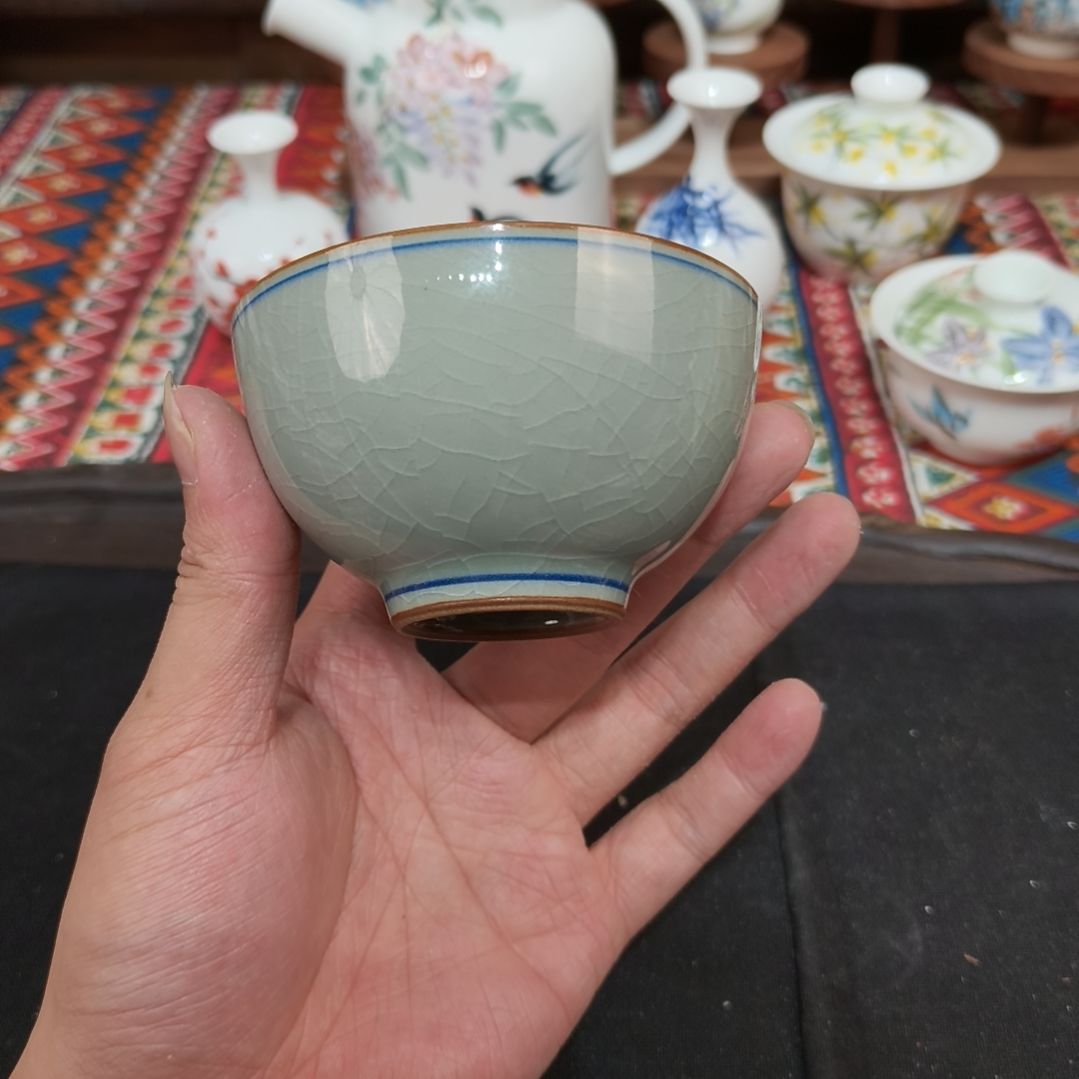 摆件景德镇手工手绘高温瓷器
