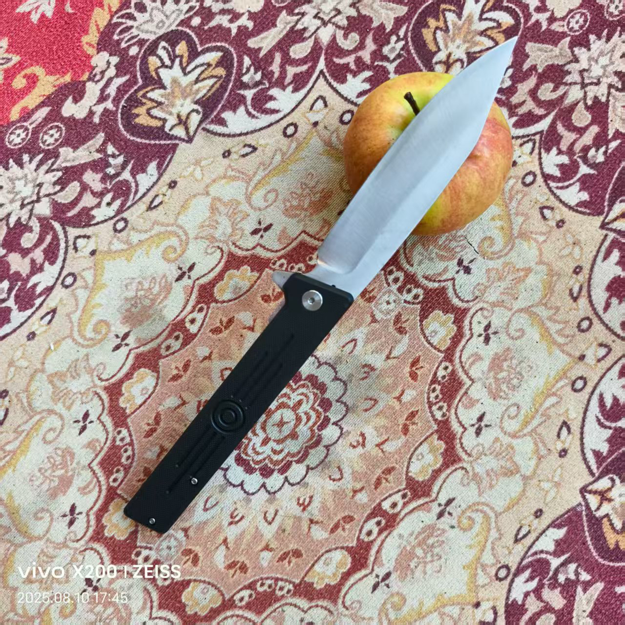 折叠之王尖头水果刀