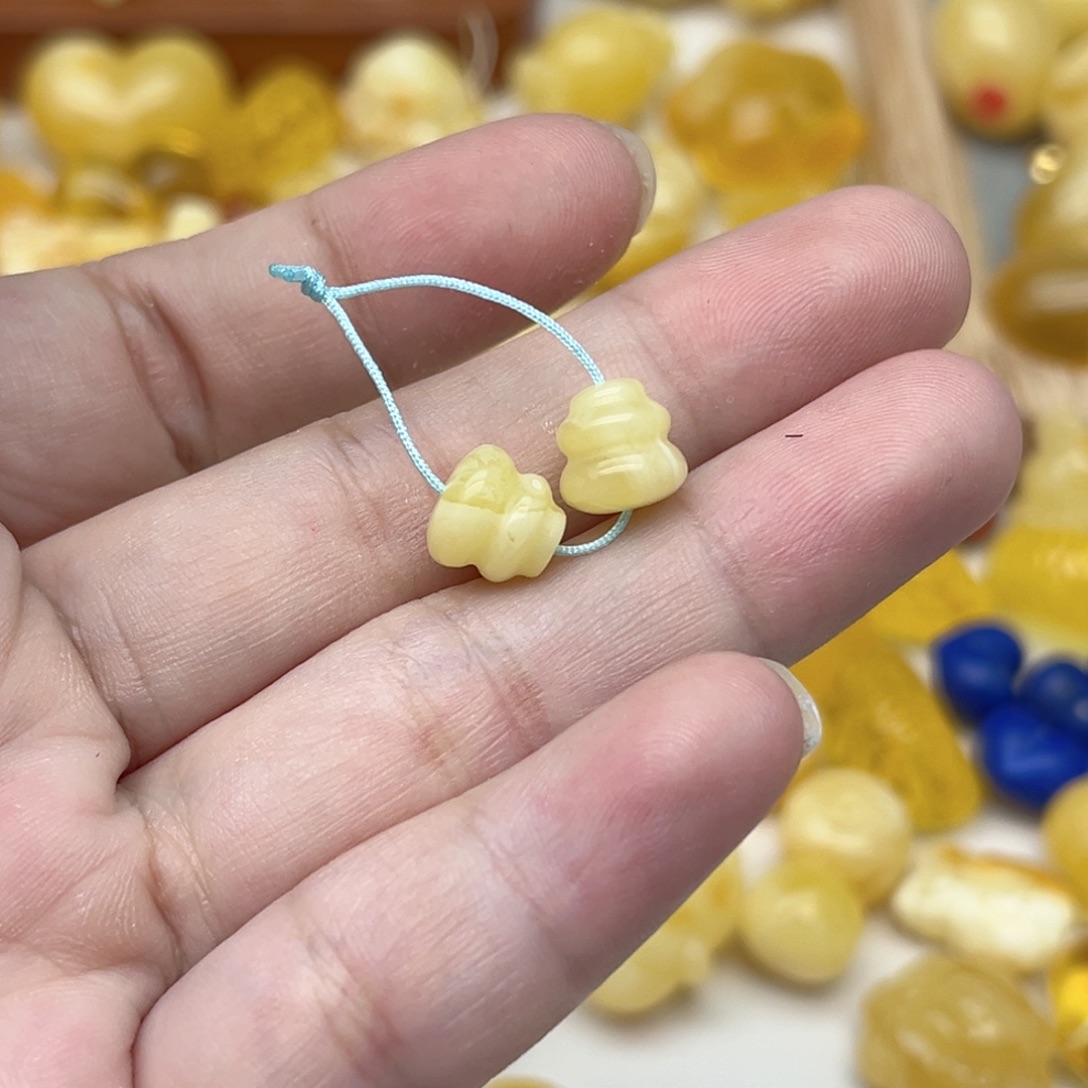 裸石蜜蜡未镶嵌天然