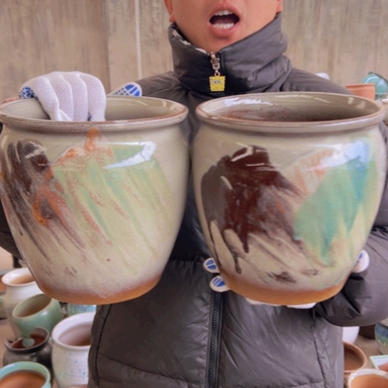 紫砂花盆高21口20————-