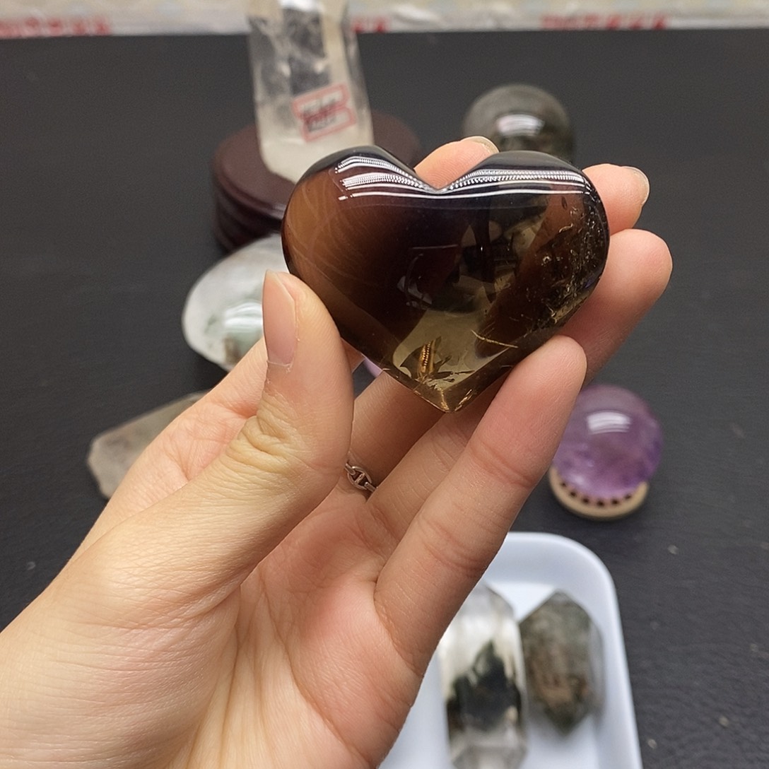 珠宝半成品水晶未镶嵌67水晶石