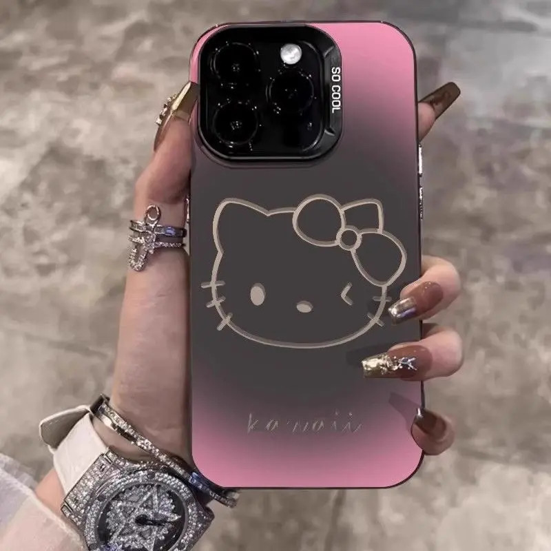 【彩银IMD】镂空KT猫手机壳适用苹果/华为/荣耀/VIVO/OPPO/小米红米