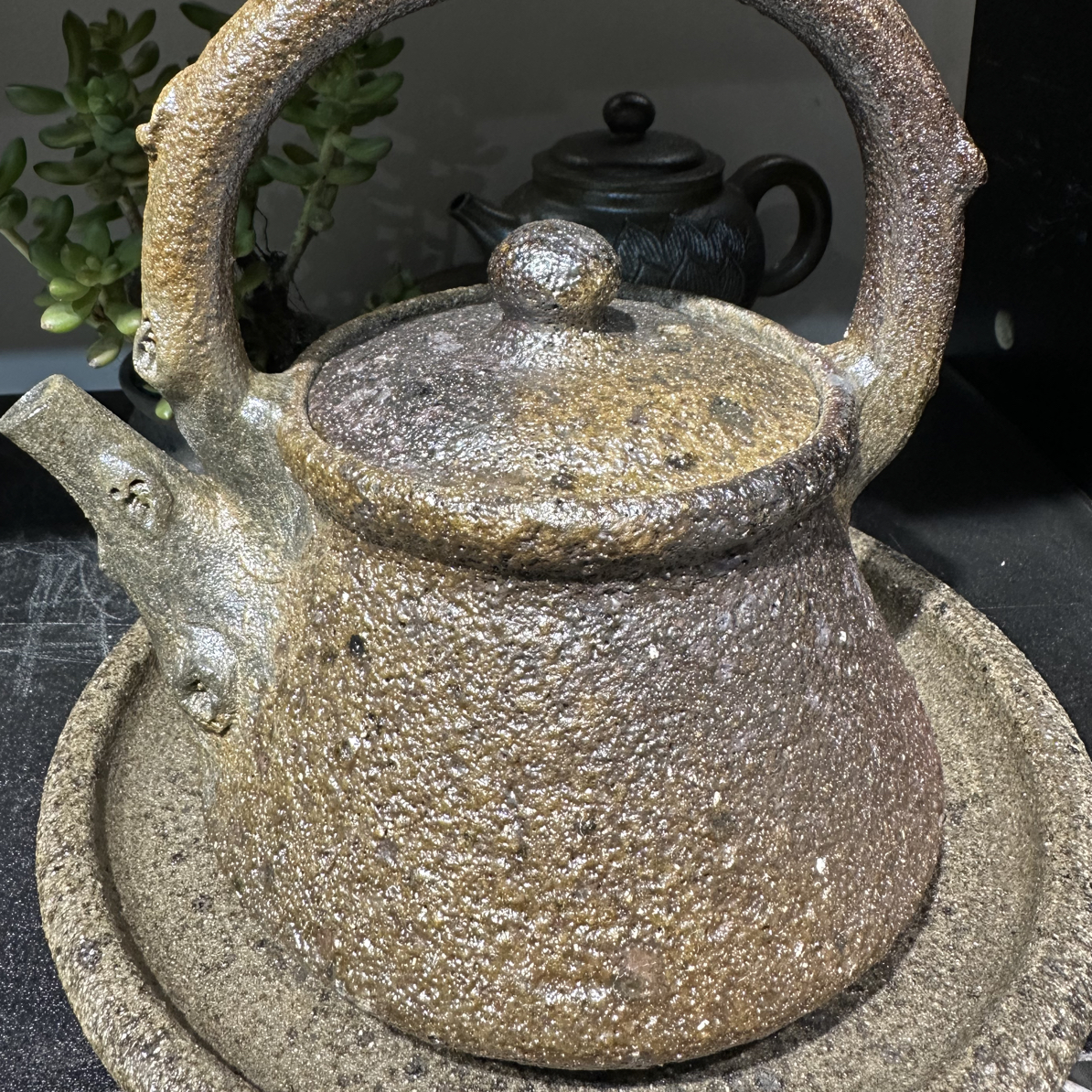 特价福利非遗荥窑全手工烧水煮茶提梁泡茶壶700毫升