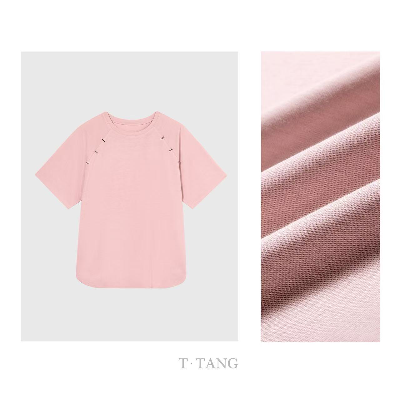 2025年新款180g雅纱棉运动时尚休闲宽松舒适透气半袖T恤【7000】FF