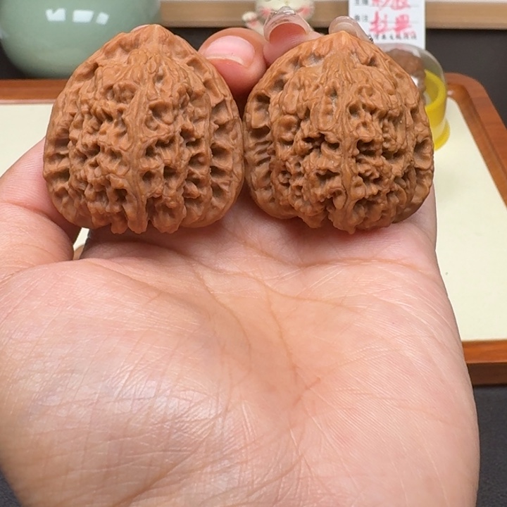 文玩核桃把件南将40