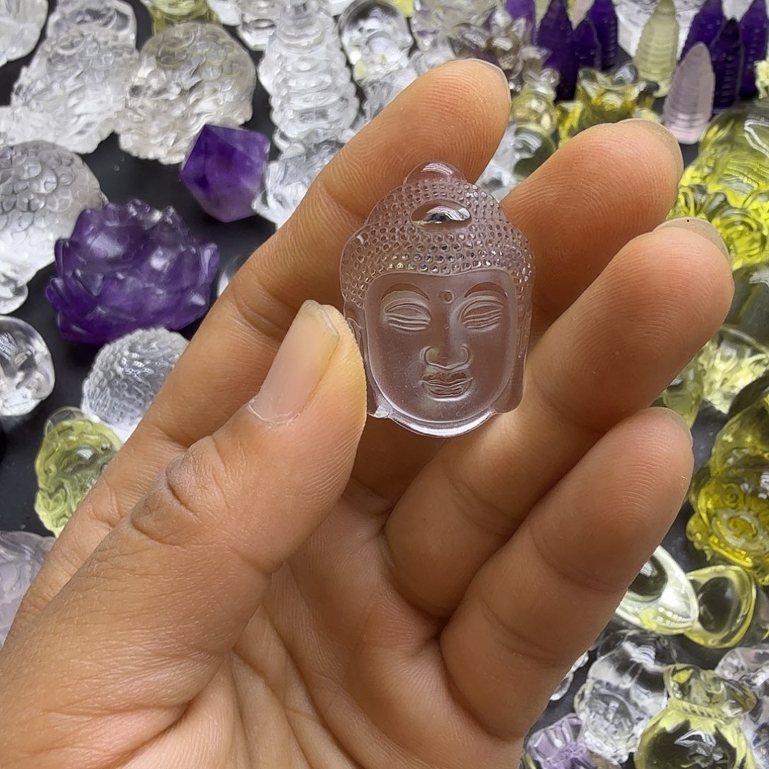 摆件未镶嵌水晶吊坠