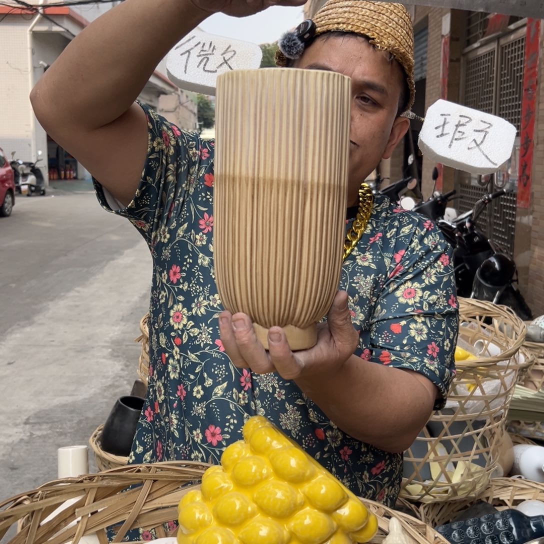 摆件16 号高中低温陶瓷工艺瓶（部分微瑕）