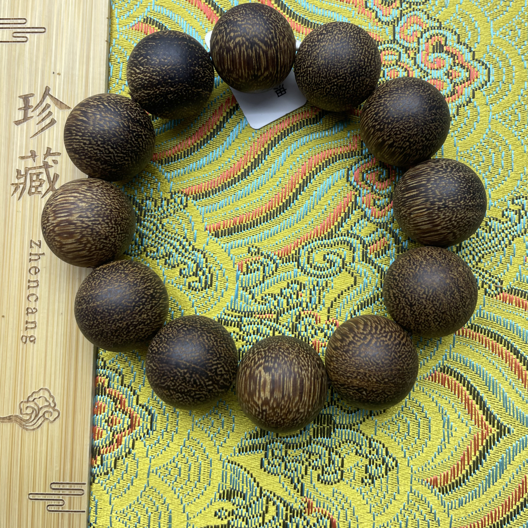 增香沉香木【渝木文玩】20mm手串A11