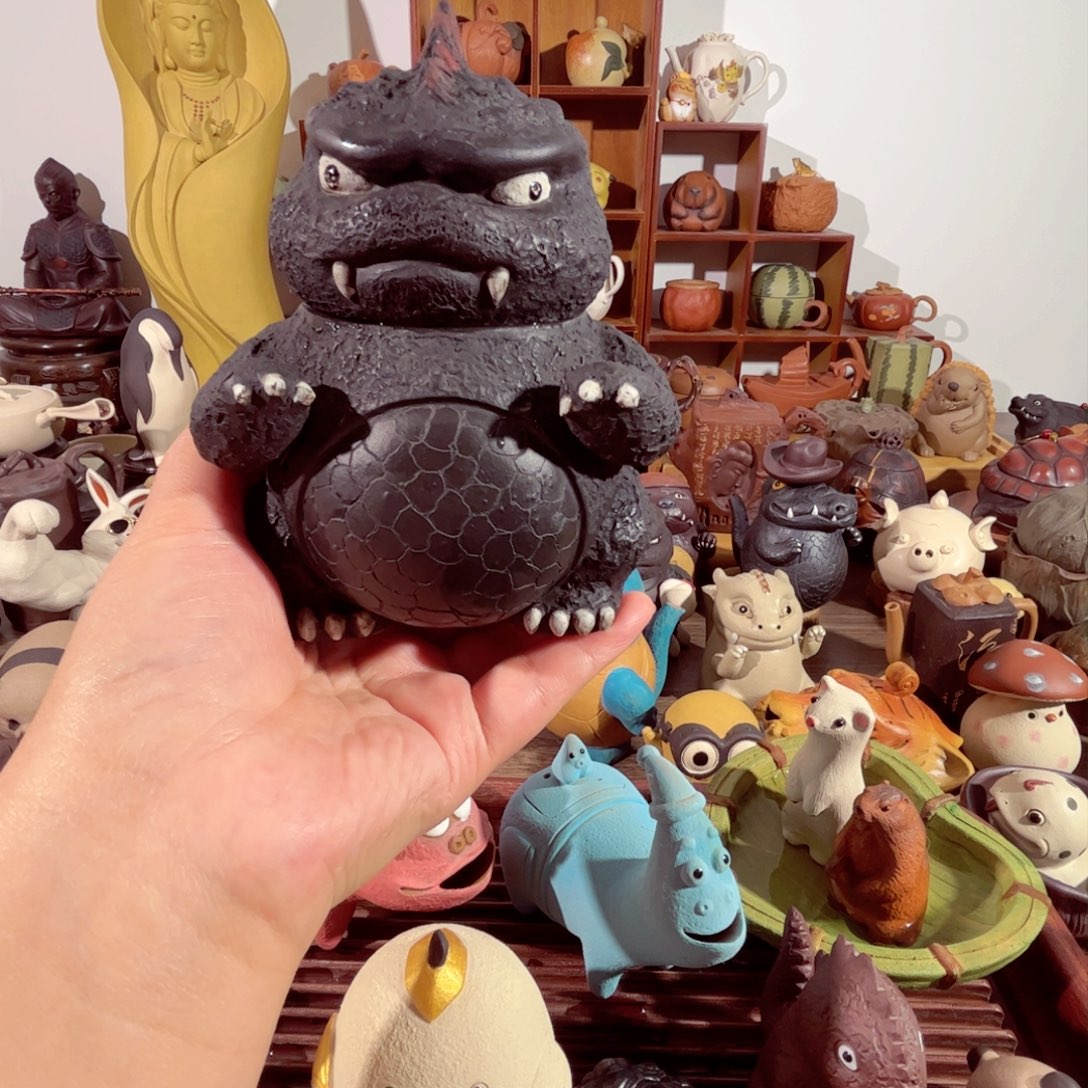 紫砂茶壶n****h纯手工制作过程非常