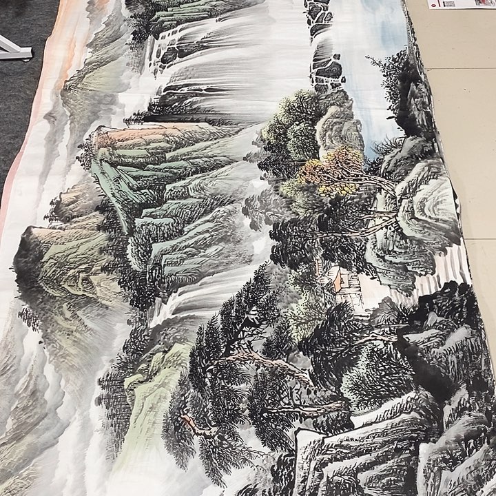 雪***恒国画国画国画小八尺的