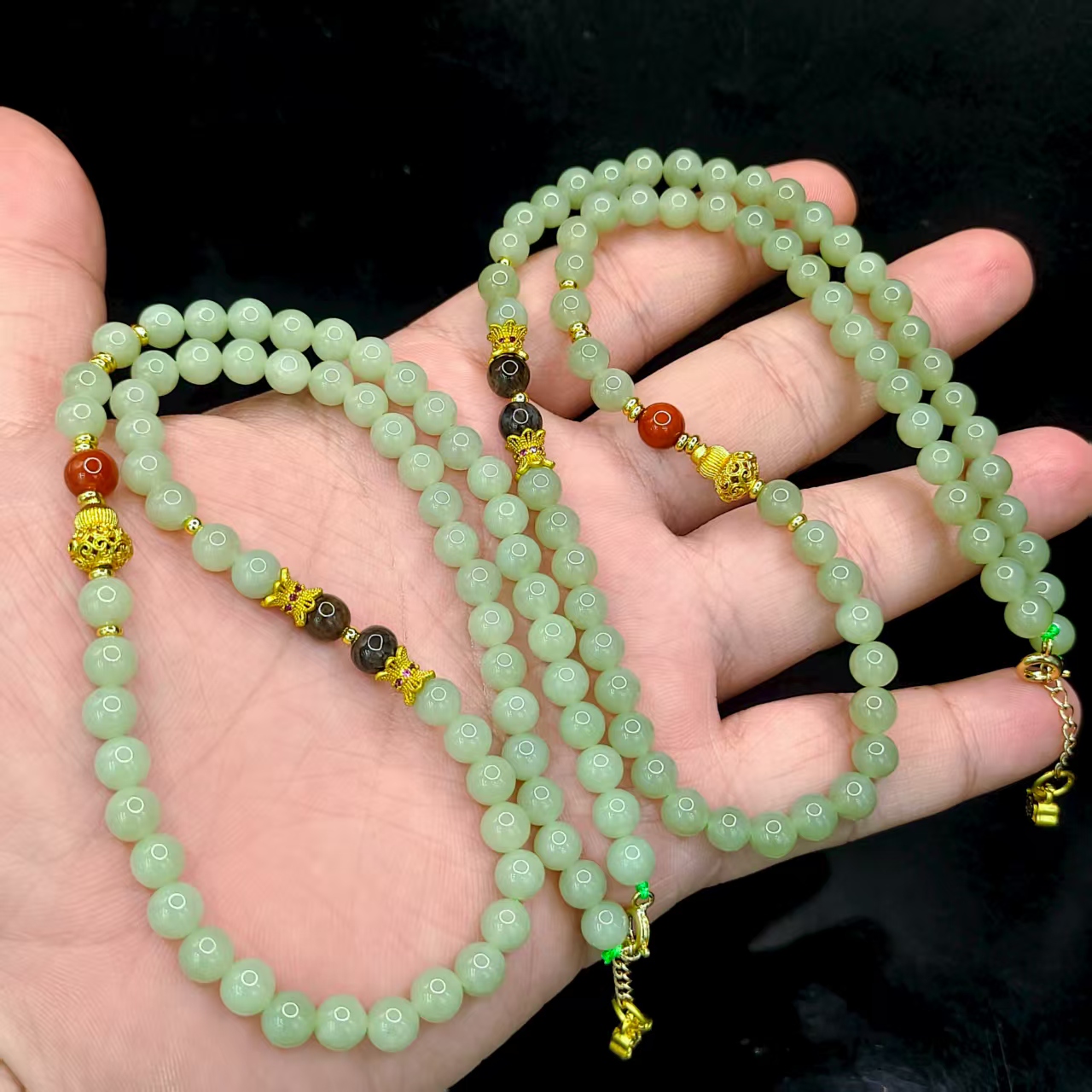 【李想精选】和田玉公主链C4【多样性发其一】约6mm