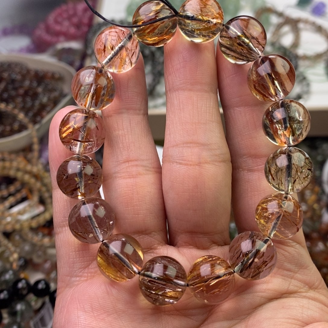 水晶手链未镶嵌蔡*姐卡13