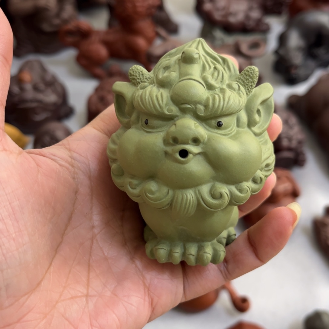 紫砂茶宠紫砂麒麟