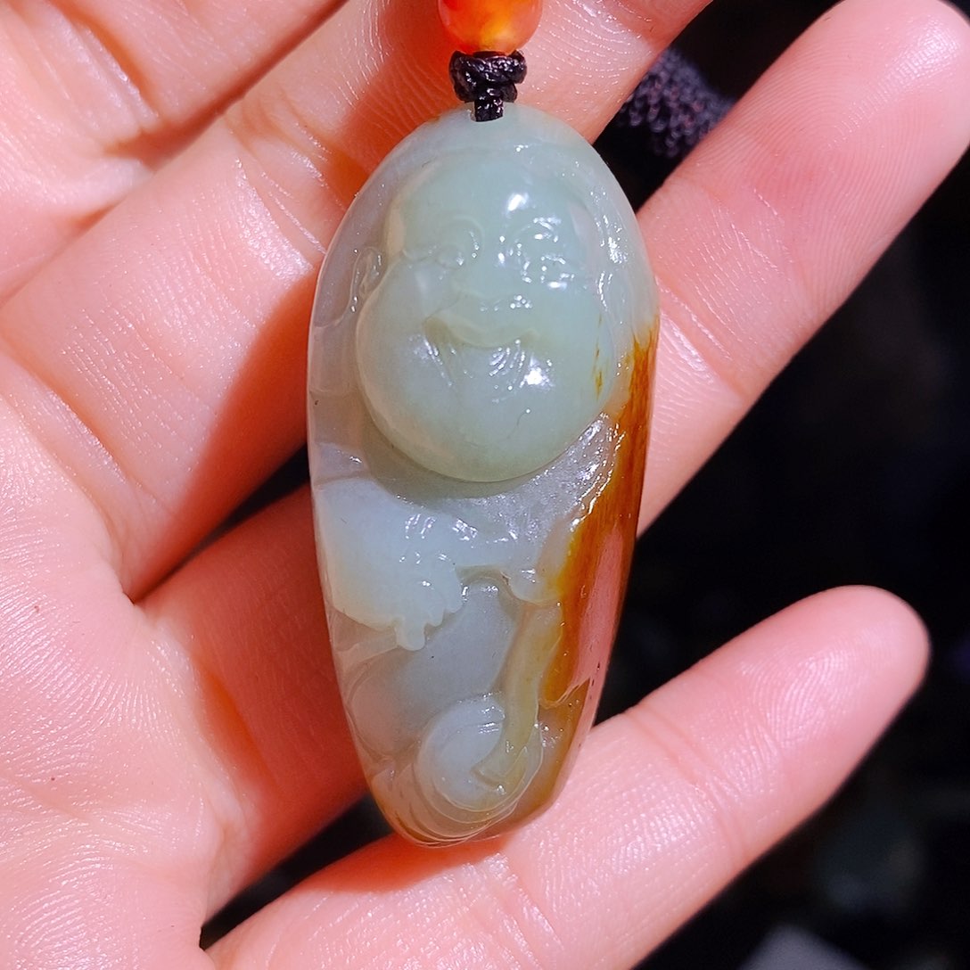 和田玉颈饰未镶嵌