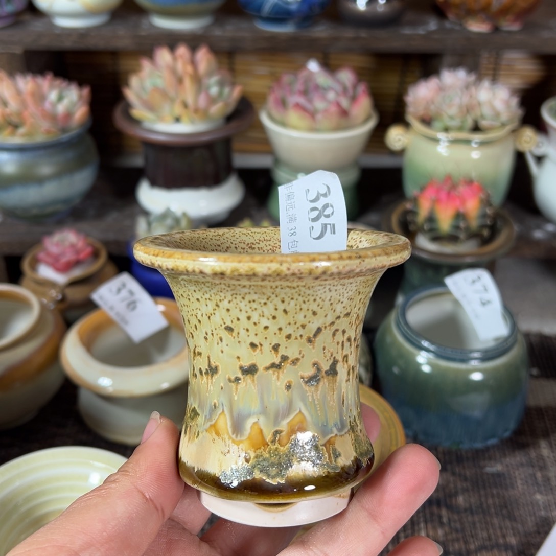 红陶景德镇手工花盆