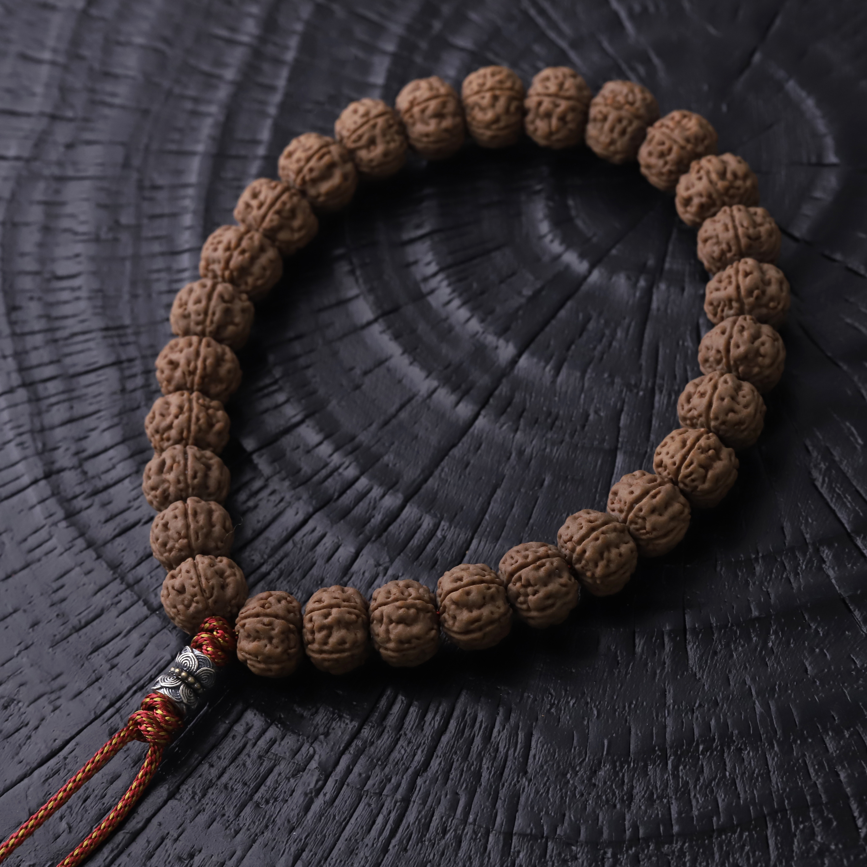 S9208-2【云端老树王】高定平头矮桩老树南瓜双龙小金刚文玩手串