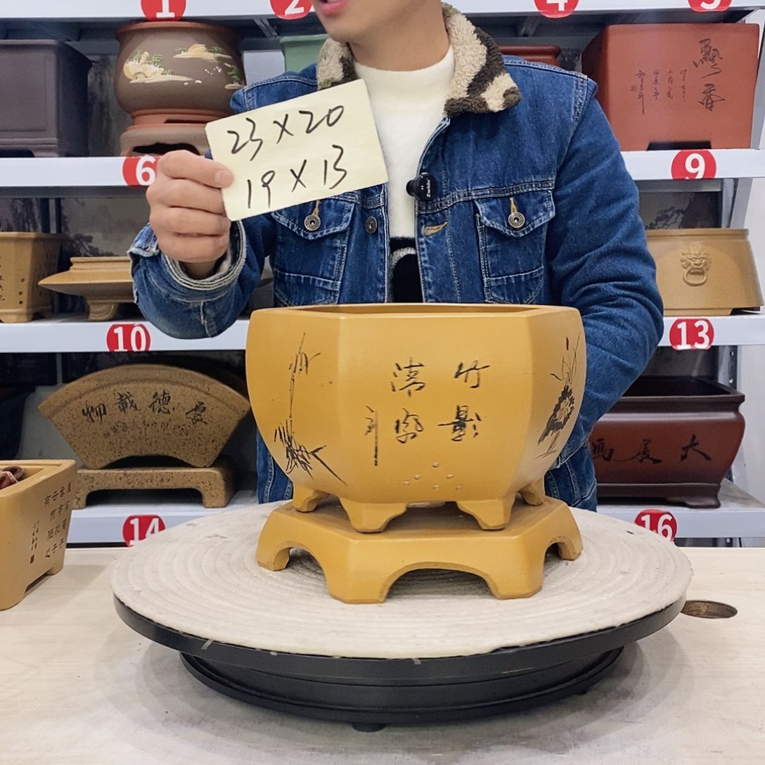 紫砂花盆紫砂花盆