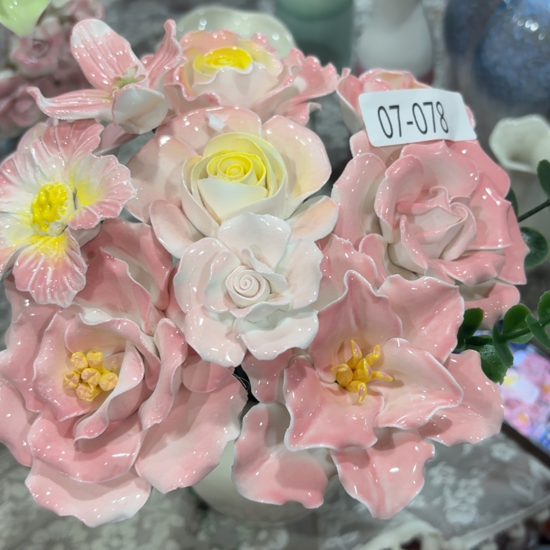 陶瓷花，20元发货，退款拉黑，778